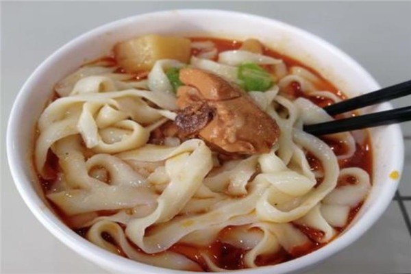 爆龙鸡汁刀削面